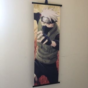 Naruto Shippuden Kakashi Sensei Wall Scroll